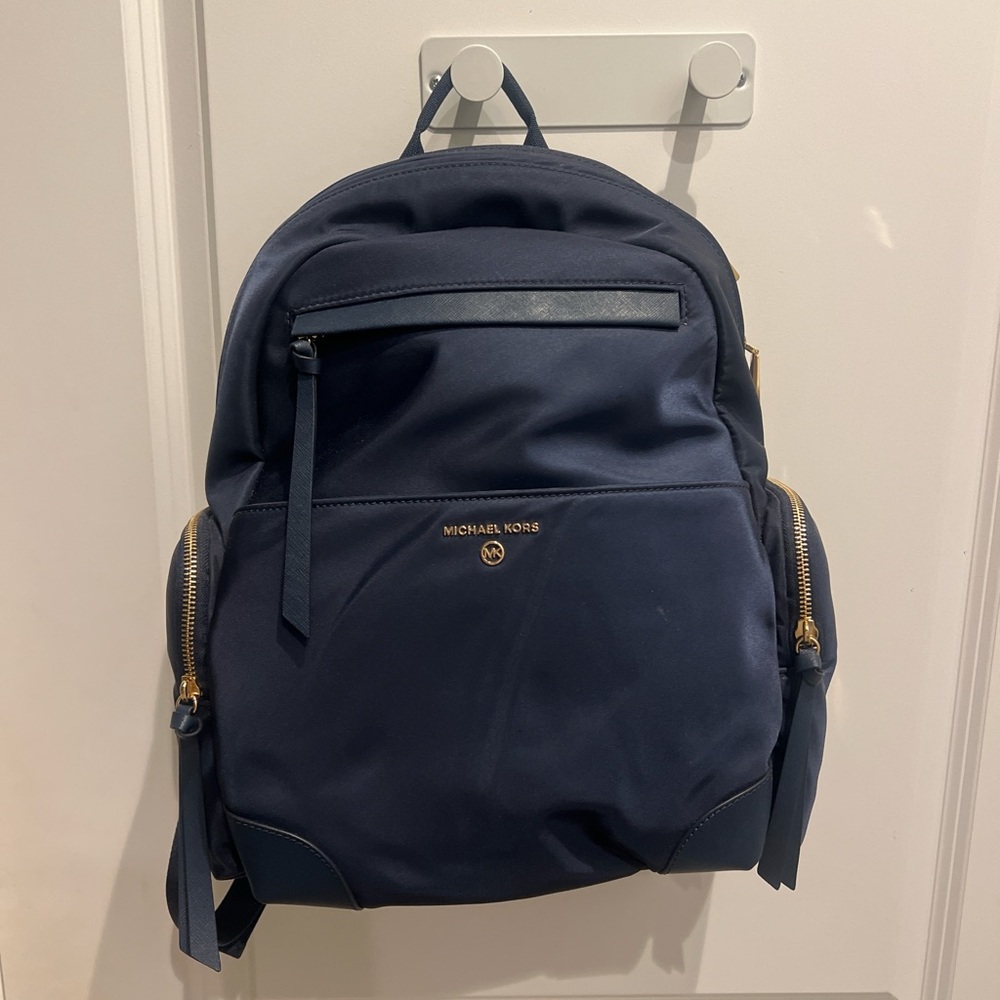Michael Kors Navy Backpack